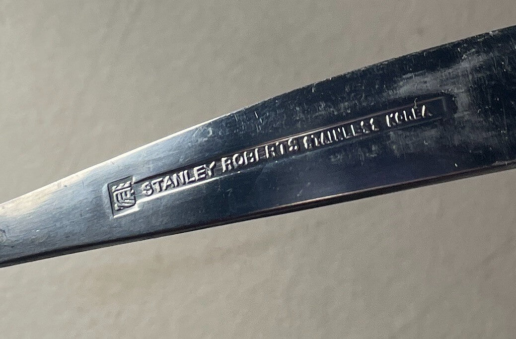 Stanley Roberts Allison Place Oval Soup Spoon 7 1/2" Set of 3 Stainless1