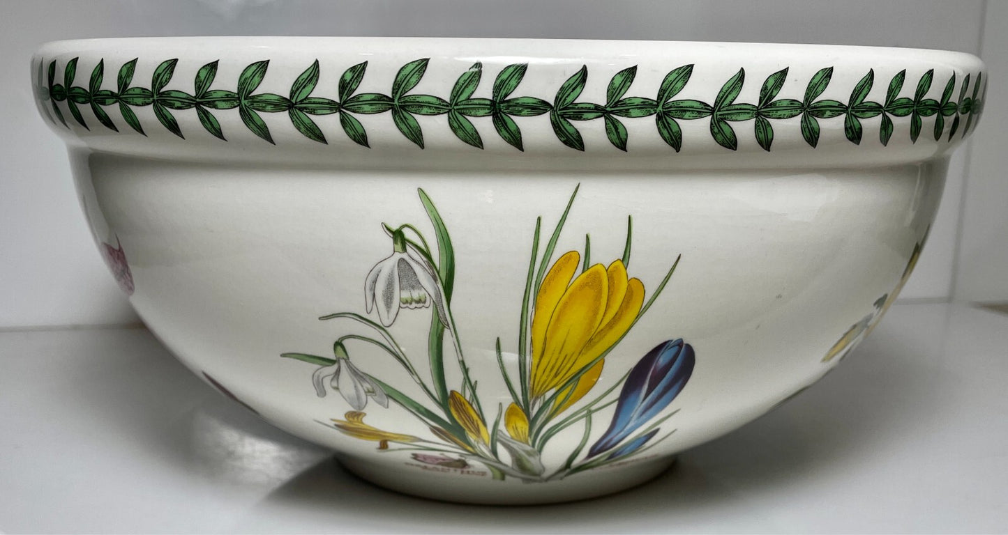 Portmeirion Botanic Garden Large Salad Serving Bowl 11"3