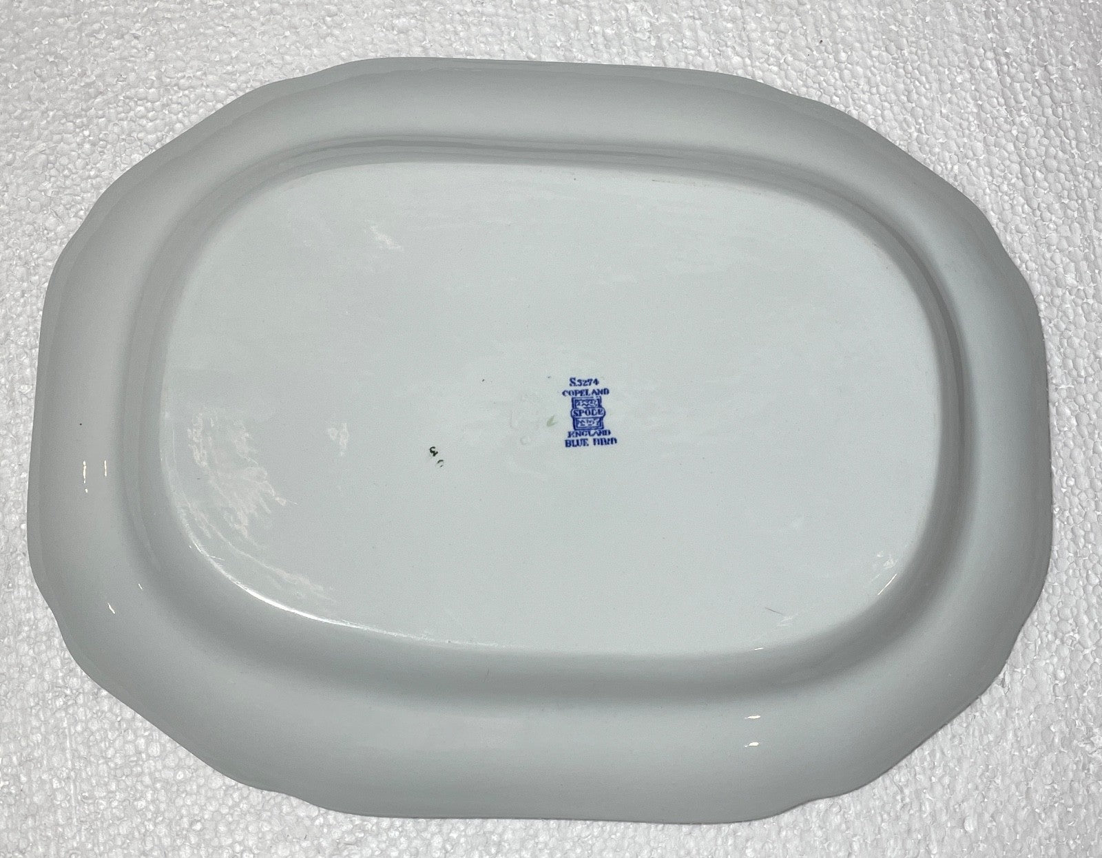 Spode Blue Bird Oval Platter 12 1/4"1
