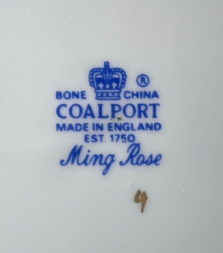 Coalport Ming Rose Bon Bon 9 3/4"2