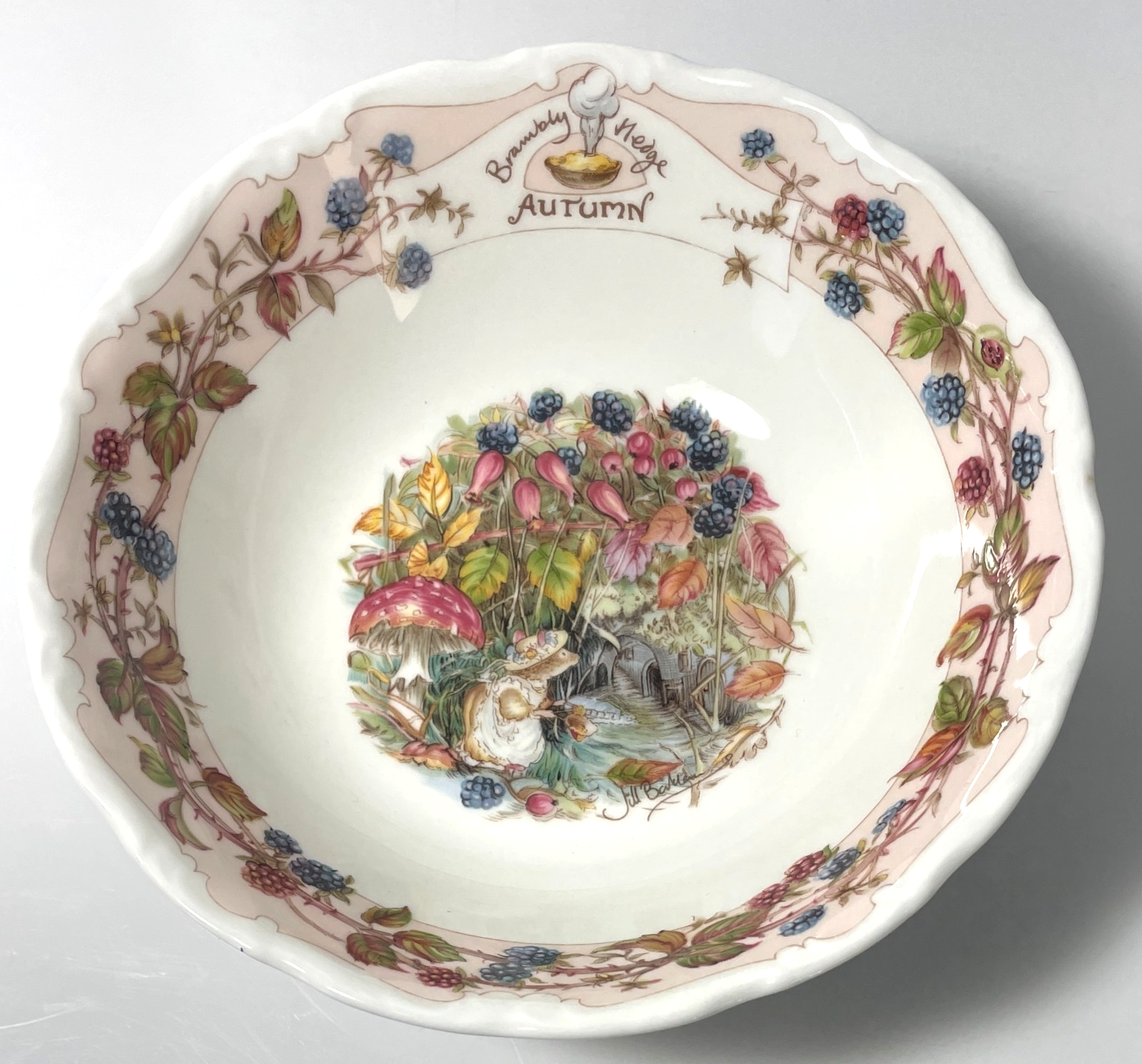 Royal Doulton Brambly Hedge Autumn Coupe Cereal Bowl 6 1/4" Factory Second0