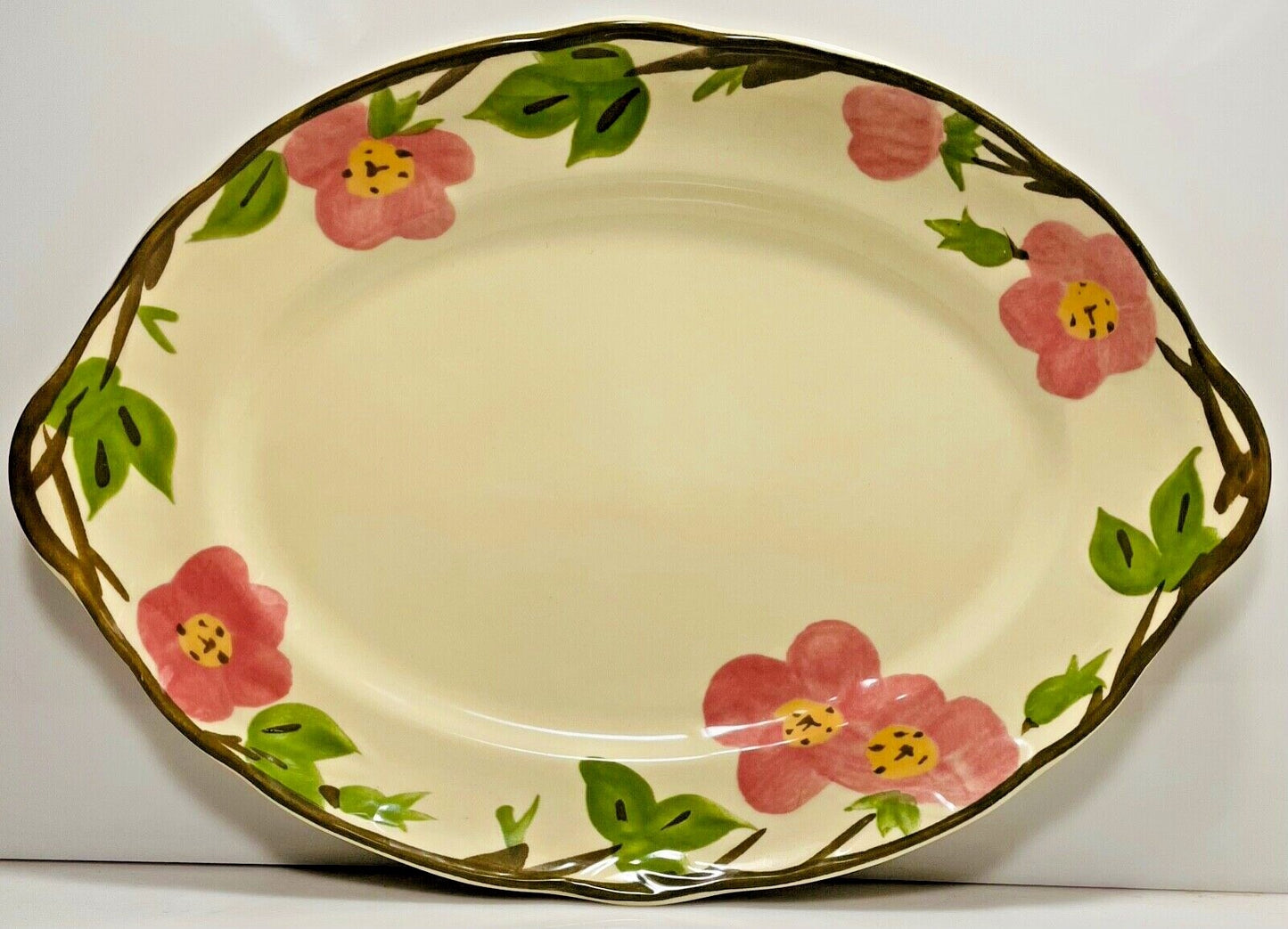 Franciscan Desert Rose Oval Platter 14 1/4"0