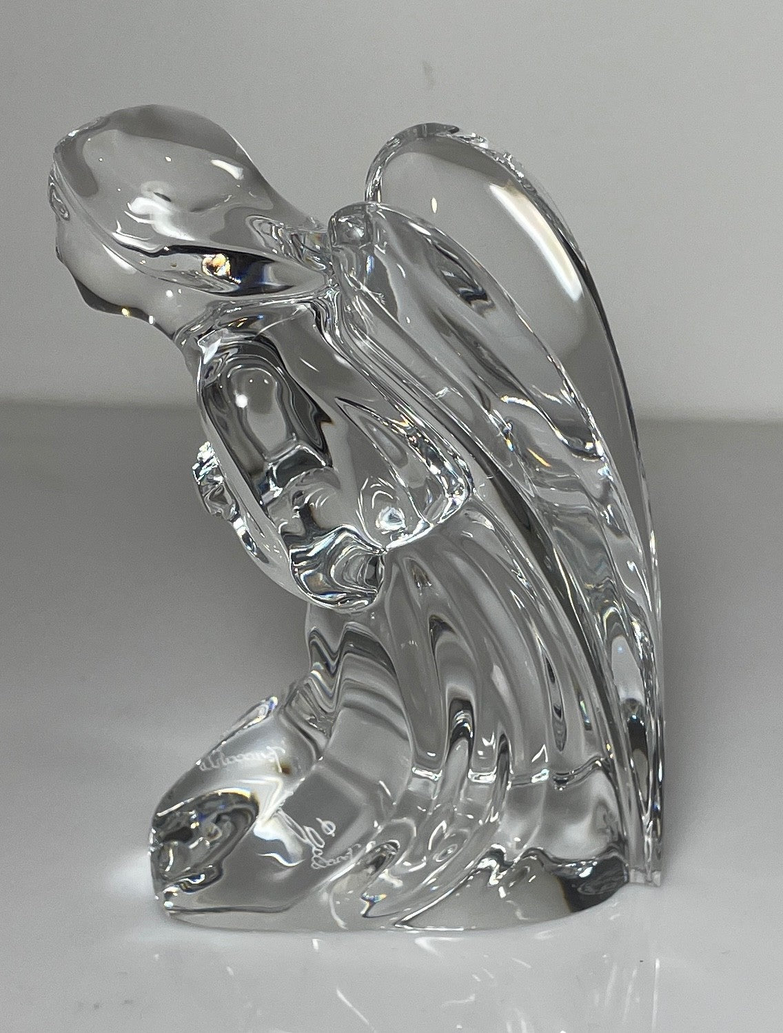 Baccarat Nativity Figurines Angel Kneeling 4 1/2"0