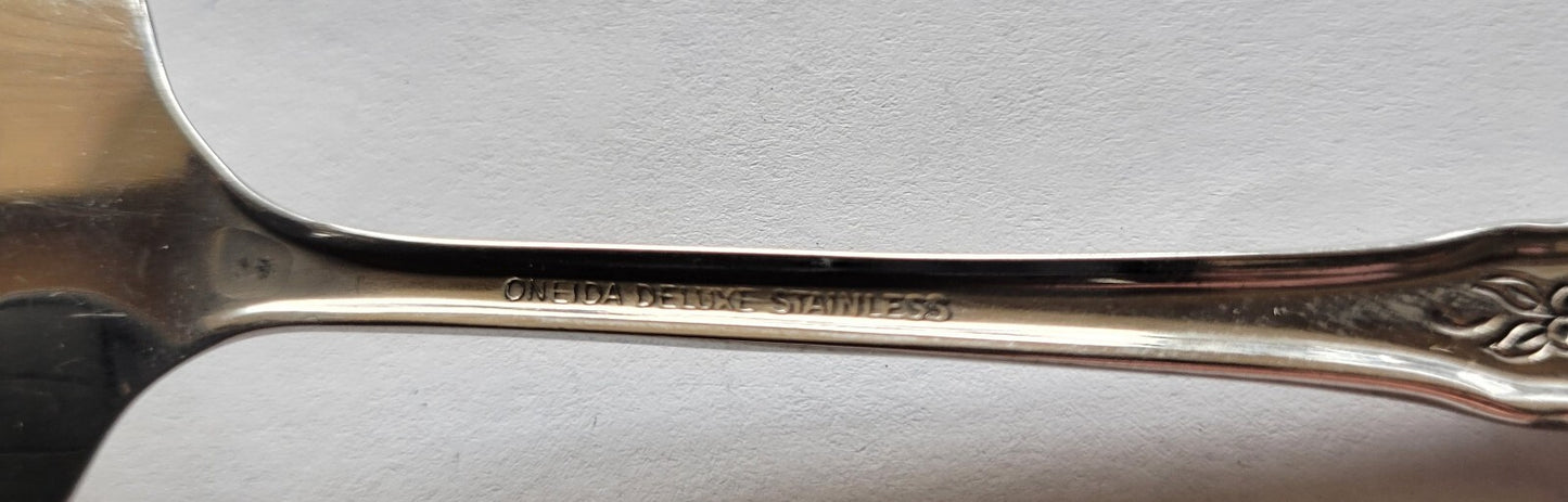 Oneida Proposal Deluxe Pie Cake Pastry Server Burnished Stainless Flatware2