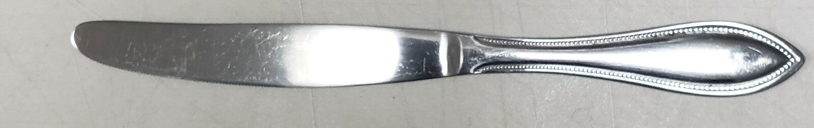 Towle Tuscan Bead Stainless Knife Modern Solid 9 1/2"0