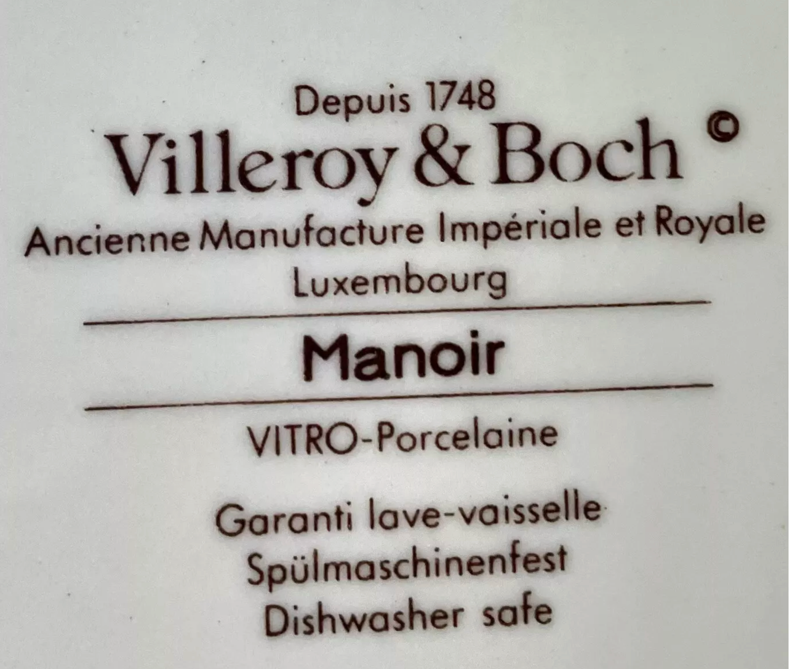 Villeroy & Boch Manoir Salad Plate 8 1/4"1