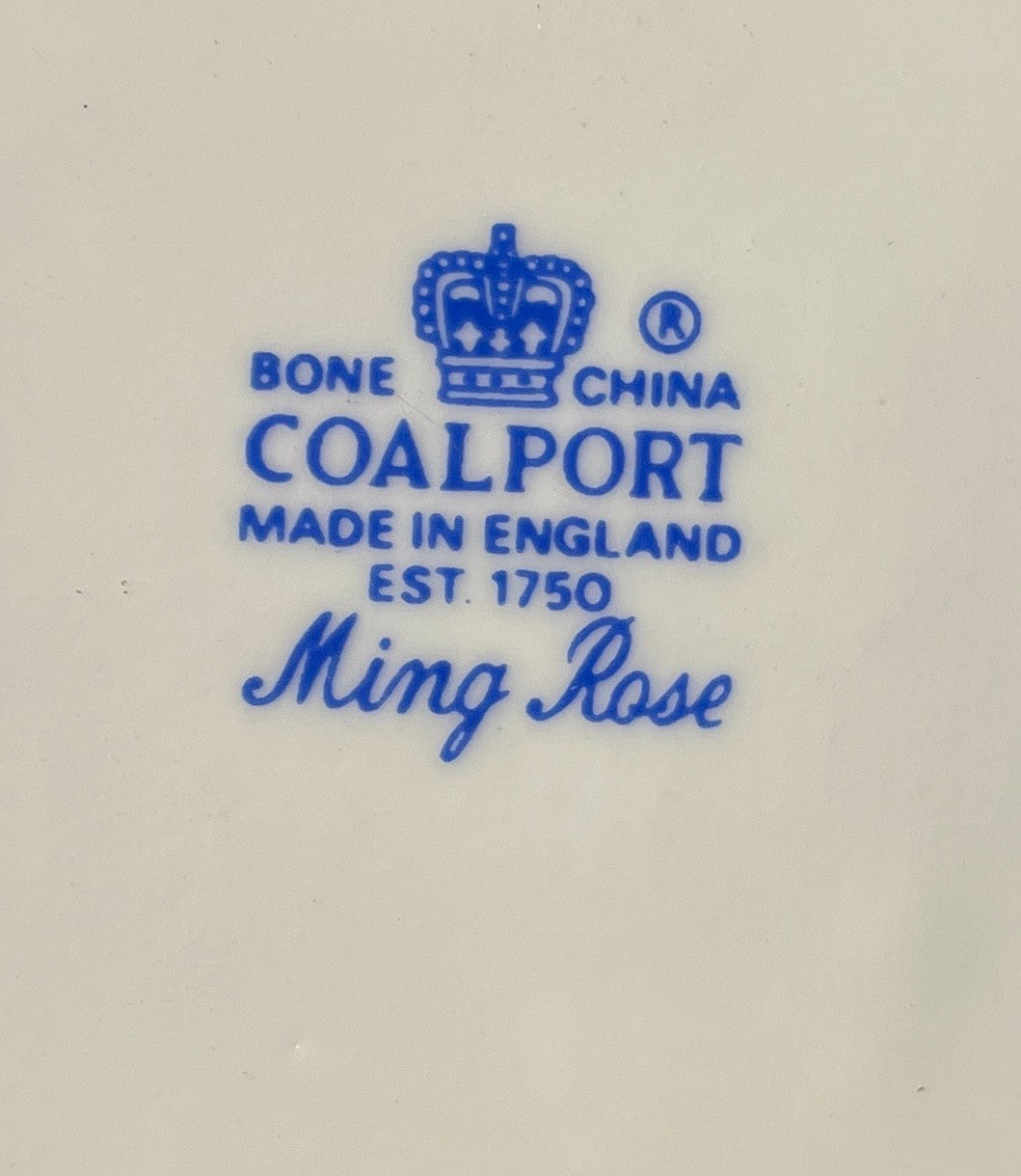 Coalport Ming Rose Hexagonal Tray 3 3/4"3
