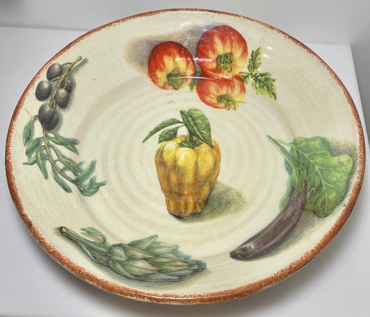 Williams Sonoma Jardin Potager Pasta Serving Bowl 14 1/2"0