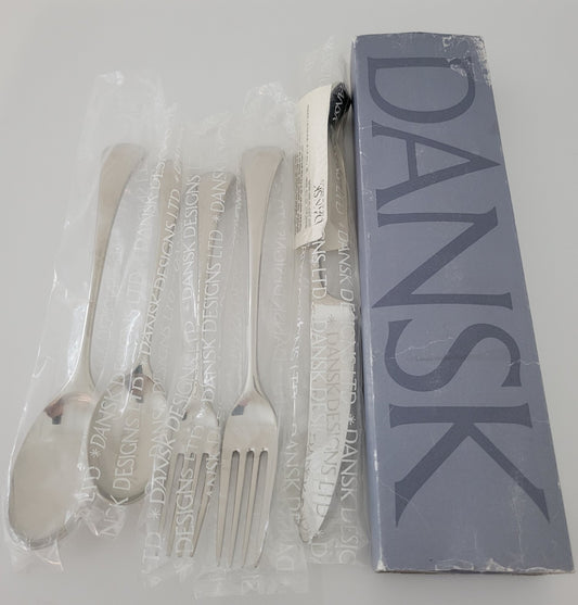 Dansk Torun 5 Piece Place Setting Silverplate Silverware Flatware0