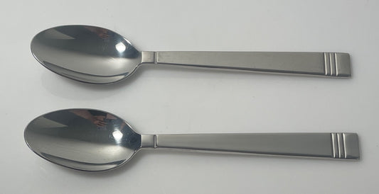 Lenox Tin Can Alley Place Oval Soup Spoon 7 1/8" Stainless Set of 20