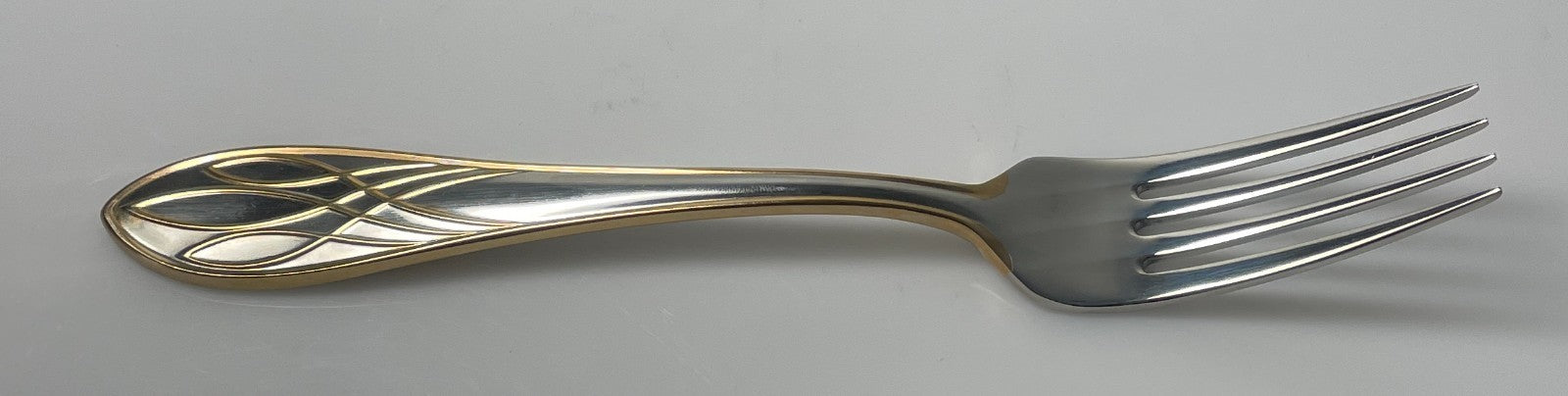 Waterford Lismore Gold Stainless Fork 8" Korea0