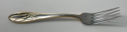 Waterford Lismore Gold Stainless Fork 8" Korea0