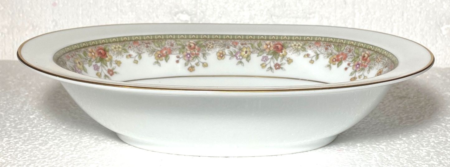 Noritake Morning Jewel Oval Vegetable Bowl 10 1/8"0