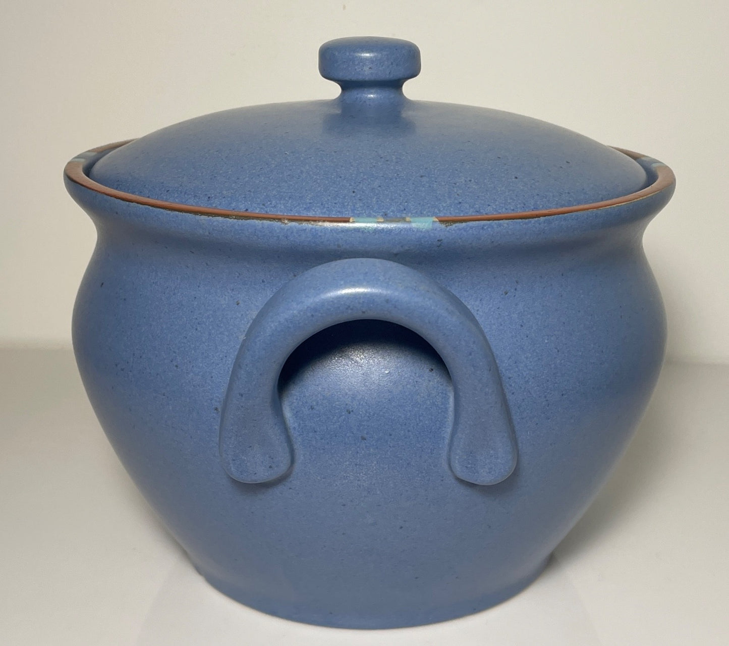 Dansk Mesa Sky Blue Soup Tureen and Lid Portugal 8 1/4"1