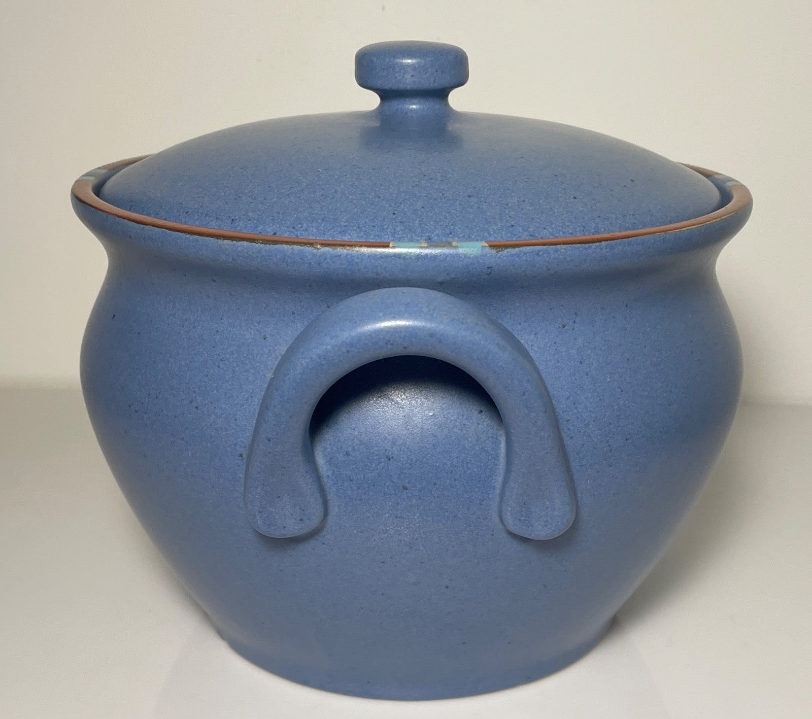 Dansk Mesa Sky Blue Soup Tureen and Lid Portugal 8 1/4"1