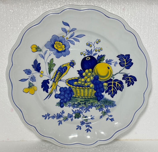 Spode Blue Bird Dinner Plate 10 5/8"0