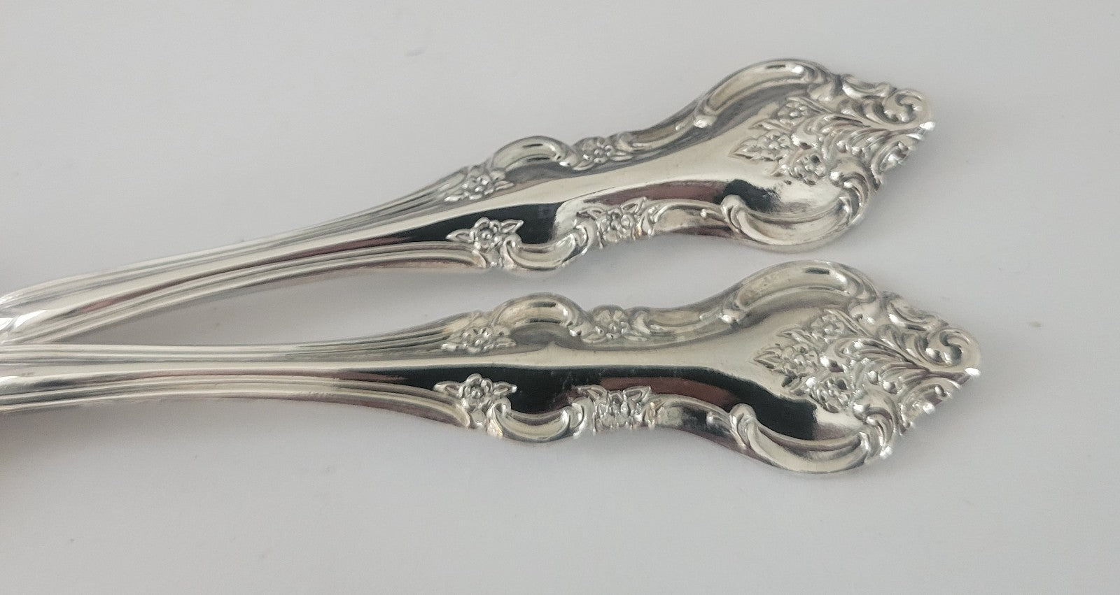 International Silver Orleans Korea Deepsilver 2 Teaspoon 5 7/8" Silverplate1
