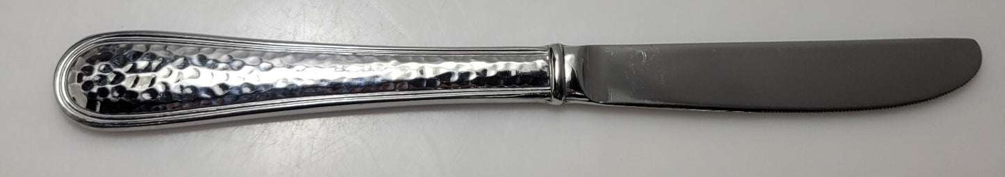 Reed & Barton Dorado Glossy Knife 8 3/8" Hammered Stainless 18/8 Flatware0