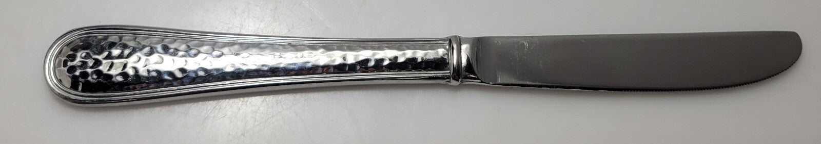 Reed & Barton Dorado Glossy Knife 8 3/8" Hammered Stainless 18/8 Flatware0