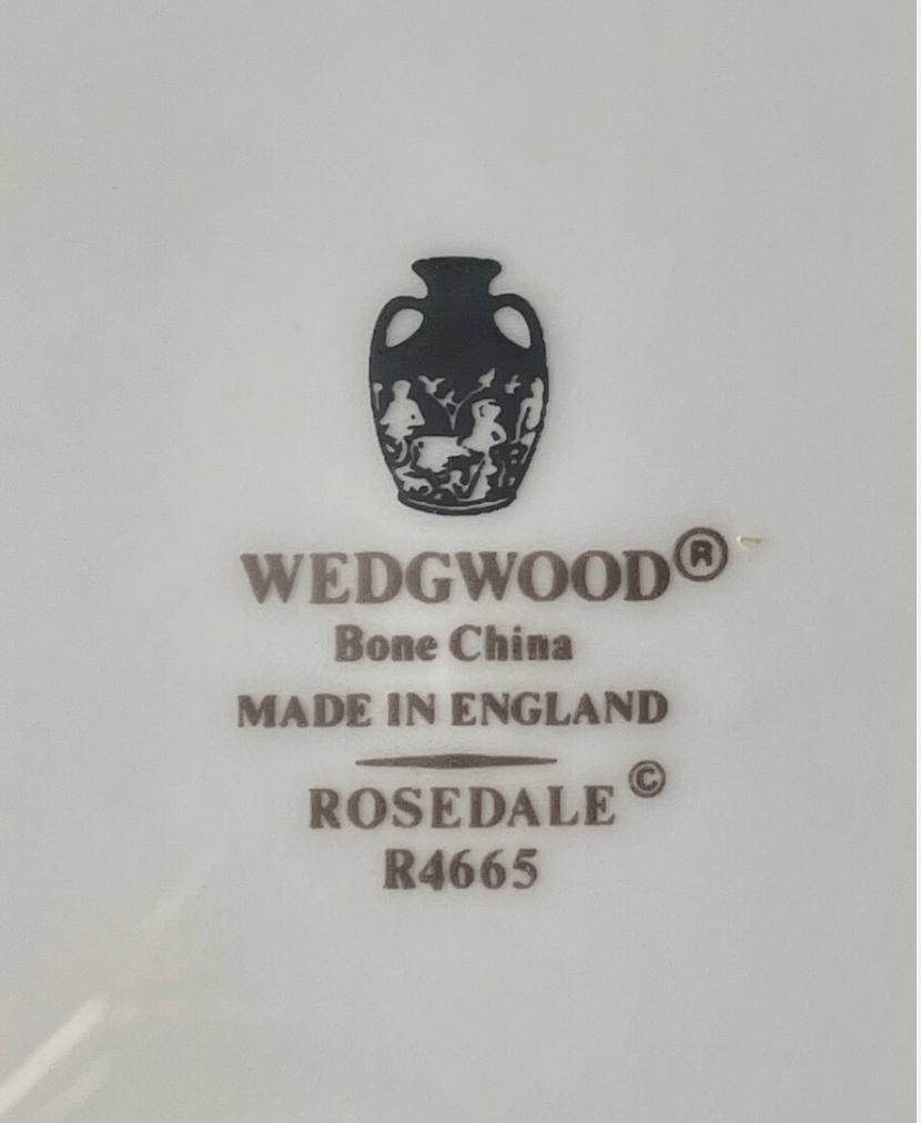Wedgwood Rosedale Cup and Saucer Set1