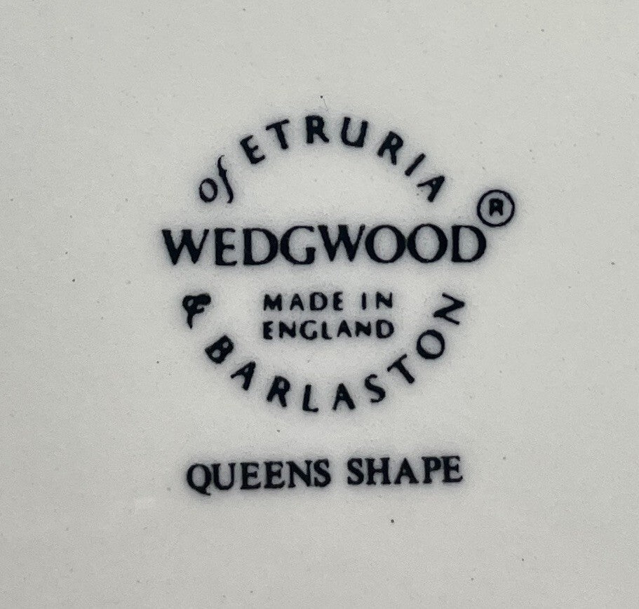 Wedgwood Queens Plain Salad Plate 8 1/4"2