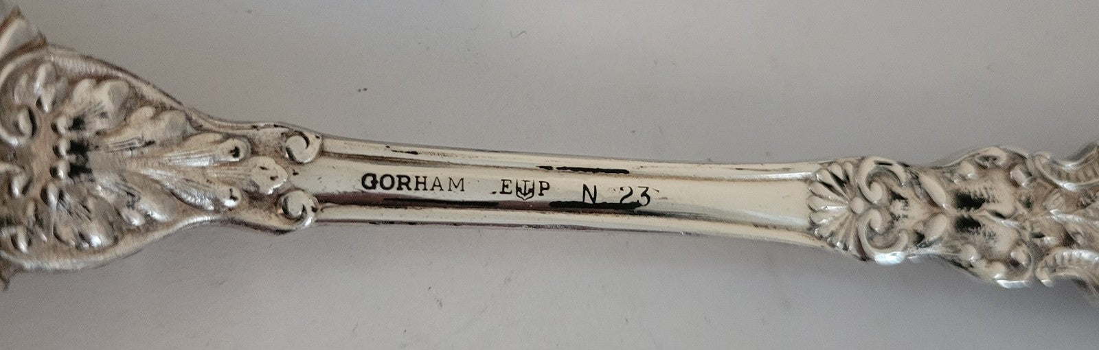 Gorham Imperial Chrysanthemum Macaroni Server 10 Silverplate Flatware2