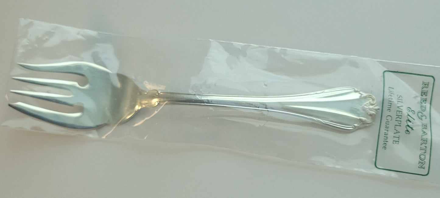 Reed & Barton Country Charm Salad Fork 6 5/8" Silverplate New0