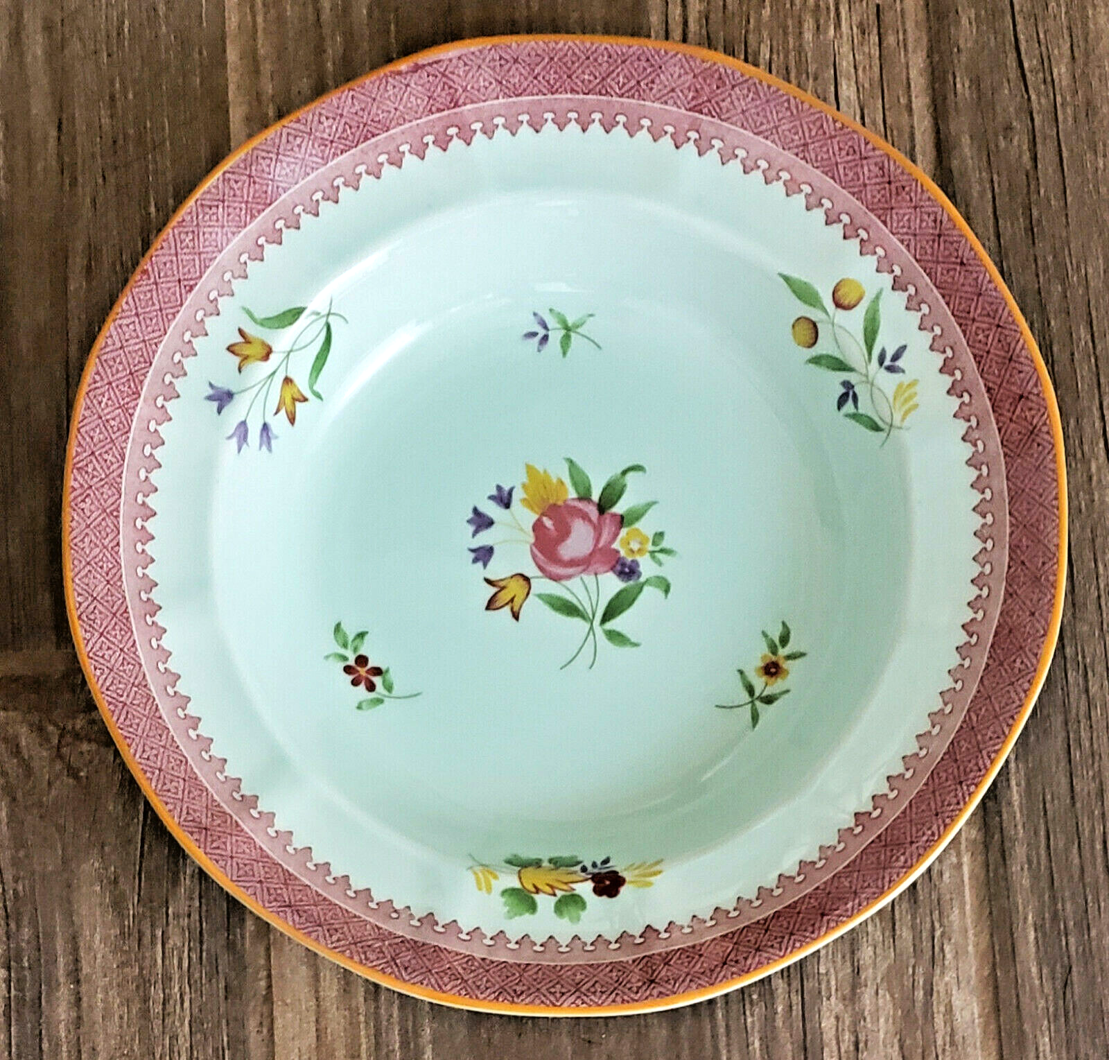 Adams Lowestoft Soup Bowl 7 3/4"1