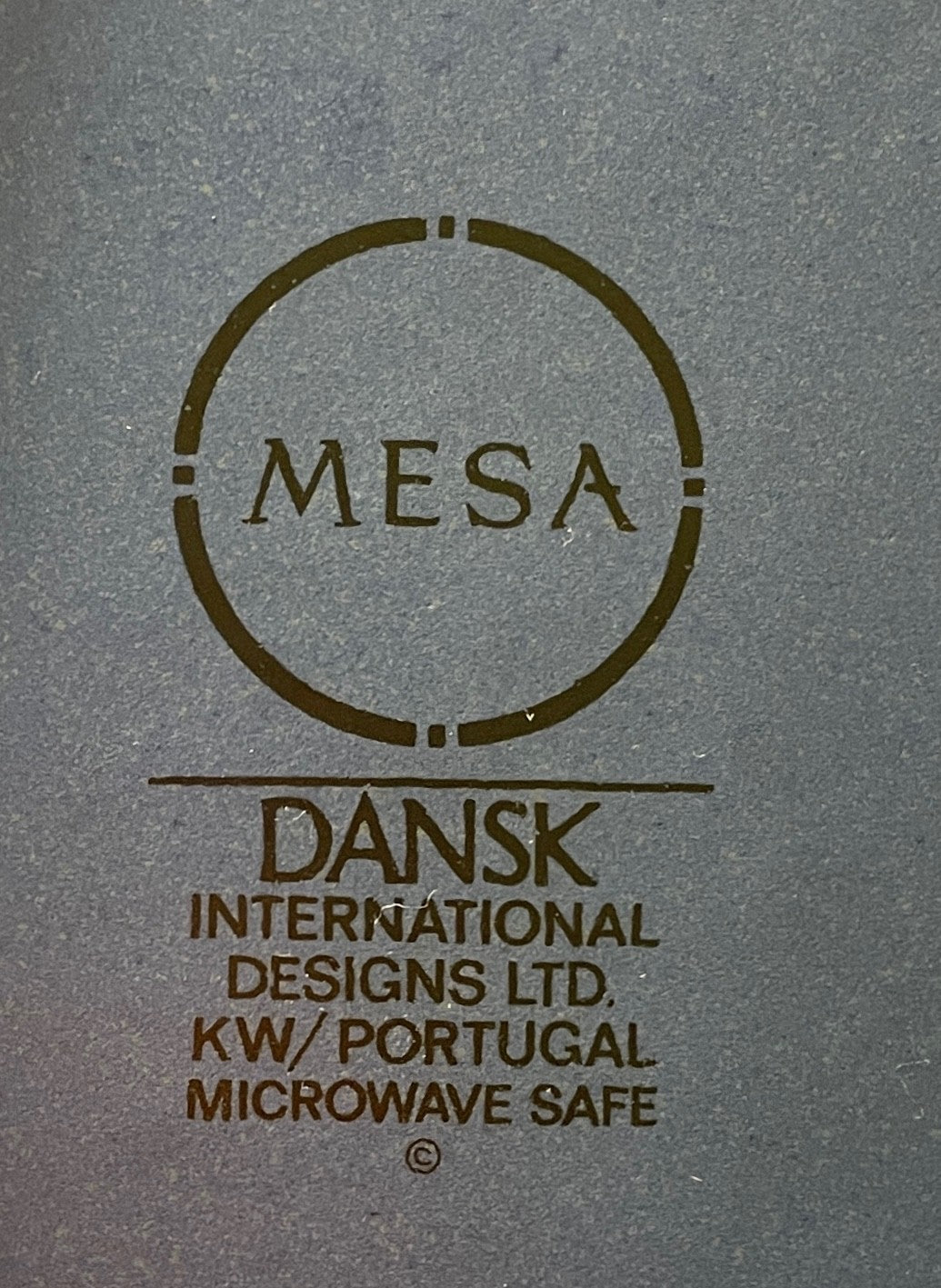 Dansk Mesa Sky Blue Oval Baker 15 1/2" Portugal4