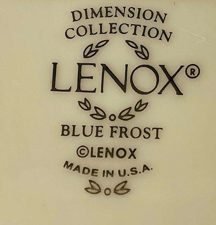 Lenox Ivory Blue Frost Salad Plate 8 1/8"1