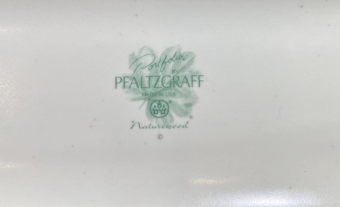 Pfaltzgraff Naturewood 1/4 Pound Covered Butter Dish 6 1/8" USA2