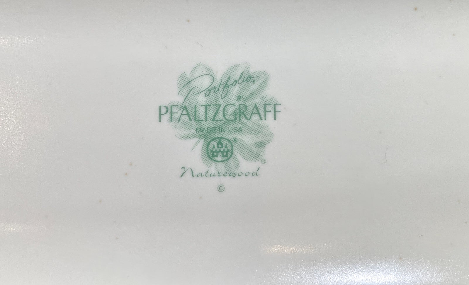 Pfaltzgraff Naturewood 1/4 Pound Covered Butter Dish 6 1/8" USA2