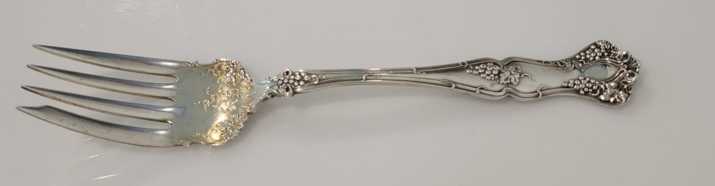 International Silver Vintage 1904 Cold Meat Fork 8 1/4" Silverplate Exceptional0