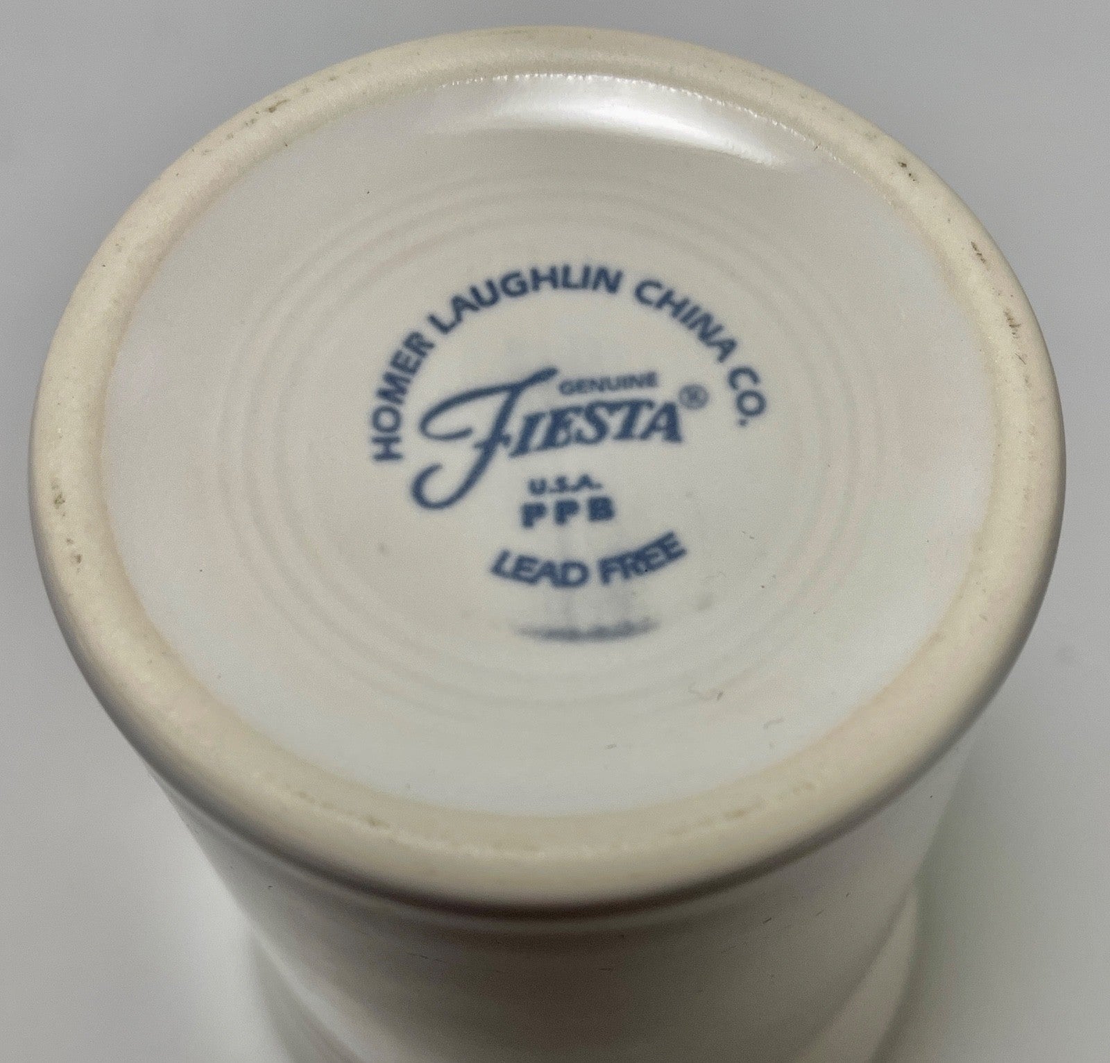 Homer Laughlin Fiesta Cruisin Noah's Ark White Child Cup 3 3/4"3