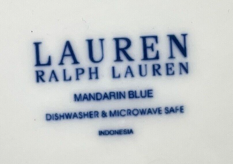 Ralph Lauren Mandarin Blue Salad Plate 8 1/2"1