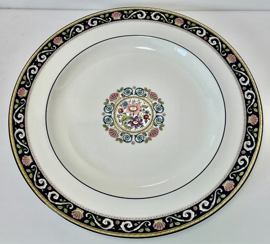 Wedgwood Runnymede Blue Dinner Plate 10 3/4"0