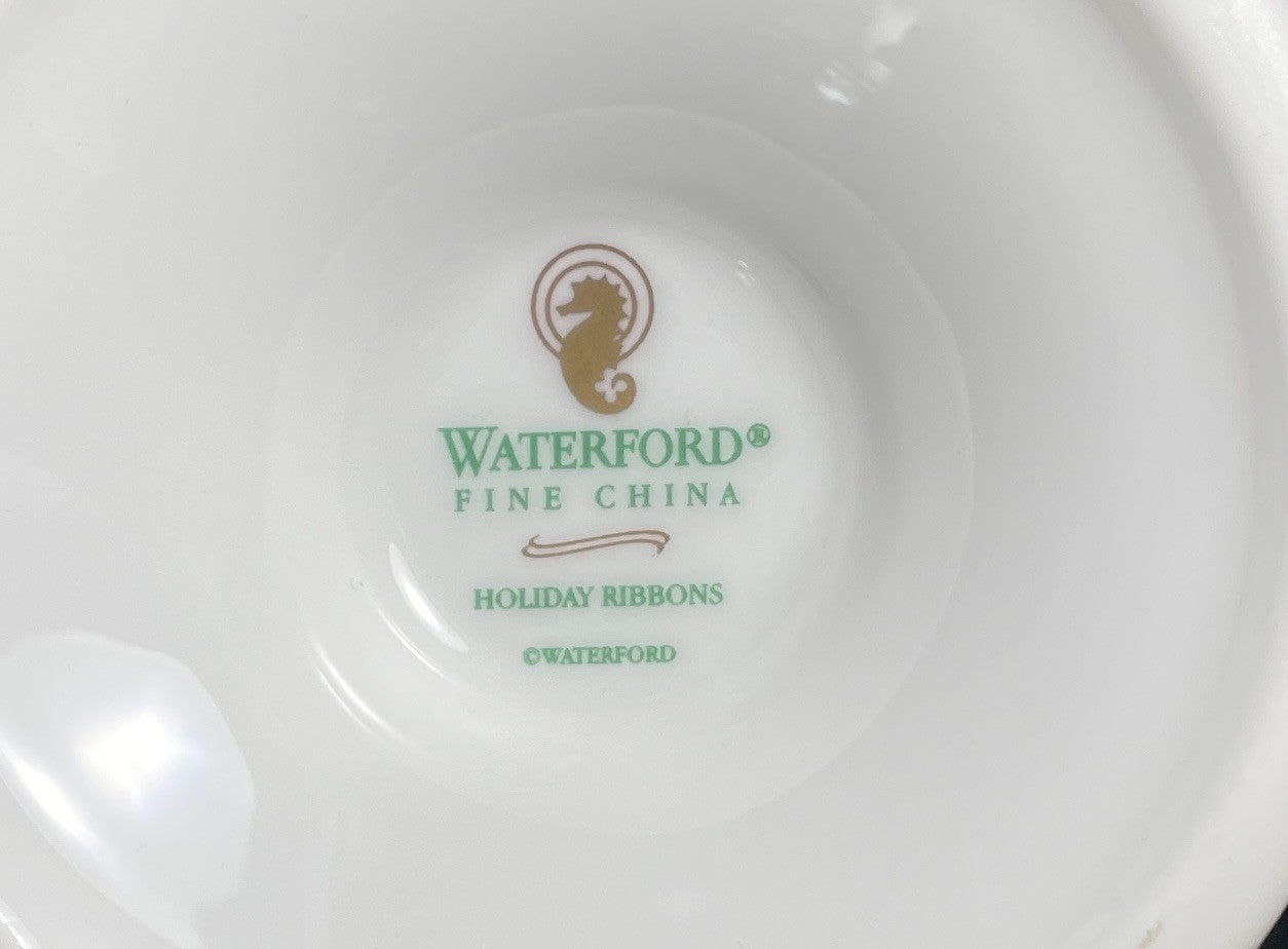 Waterford Holiday Ribbons Cup and Saucer Set2