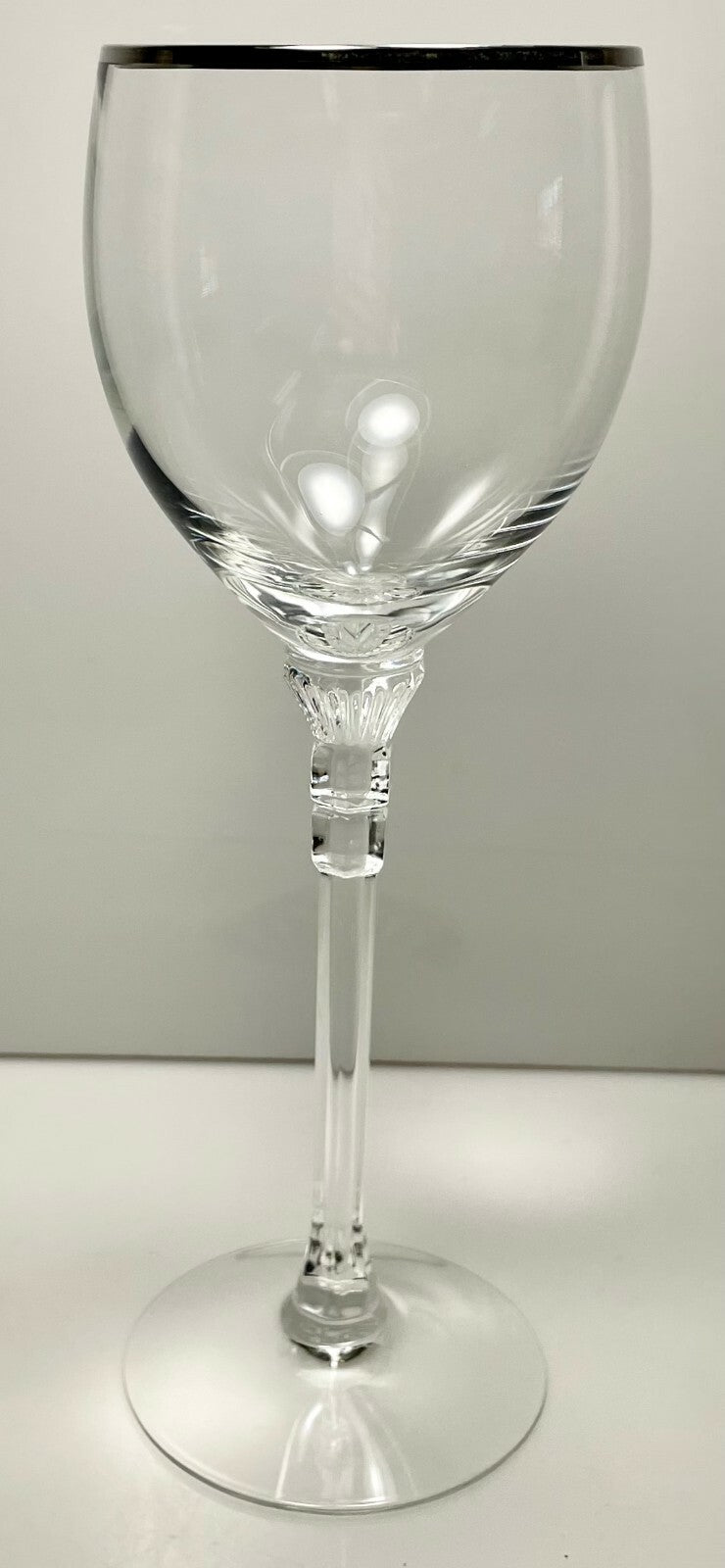Lenox Phoenix Platinum Wine Glass 8"0