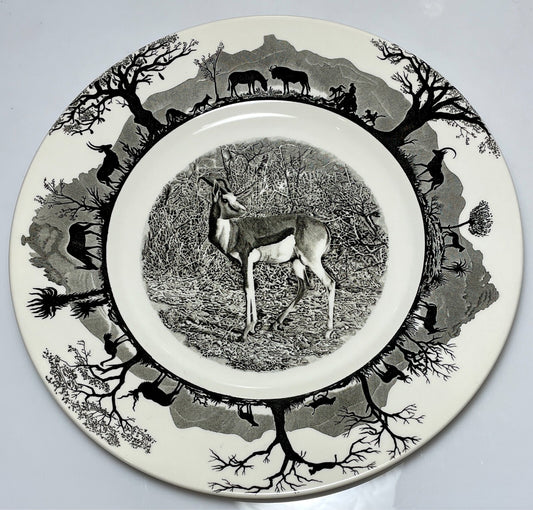 Wedgwood Kruger National Park Dinner Plate Springbok 10 3/4" No Map0