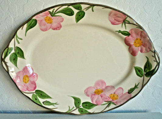 Franciscan Desert Rose Oval Serving Platter England Backstamp 14 1/2"0