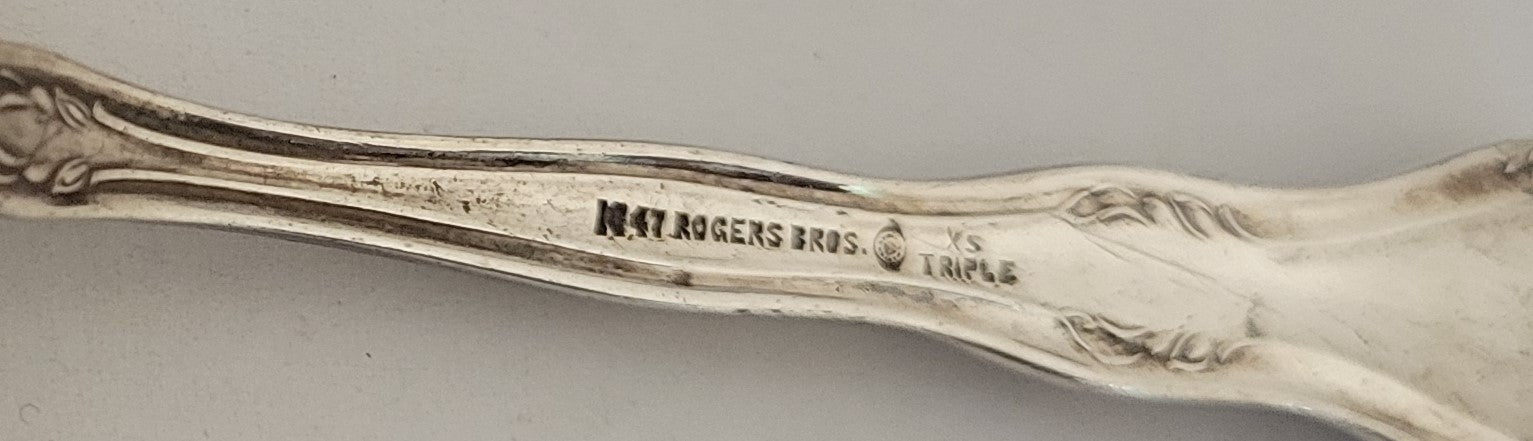 International Silver Rodgers Faneuil Demitasse Spoon 4 1/4" Flatware Silverware2