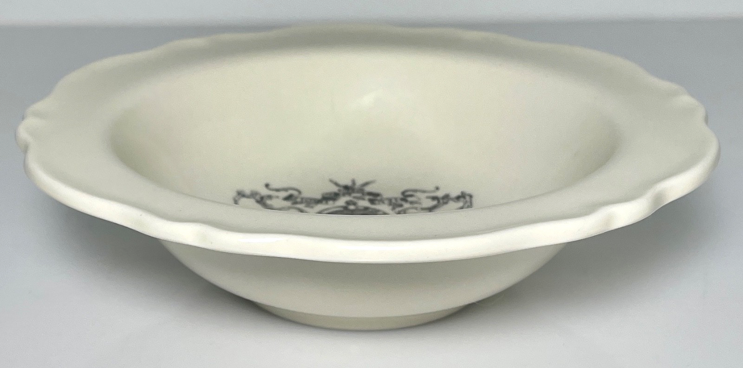 Homer Laughlin Kings Arms Tavern Williamsburg Rim Cereal Bowl 6 1/2"1
