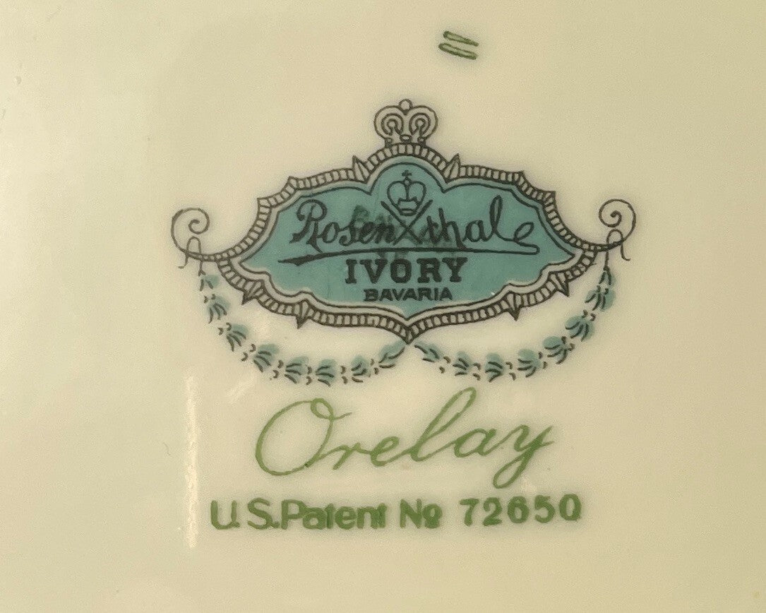 Rosenthal Orelay Flat Bouillon Cup & Saucer Set2