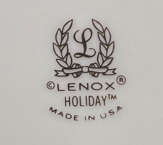 Lenox Holiday Dimension Dinner Plate 10 3/4" Factory Seconds1