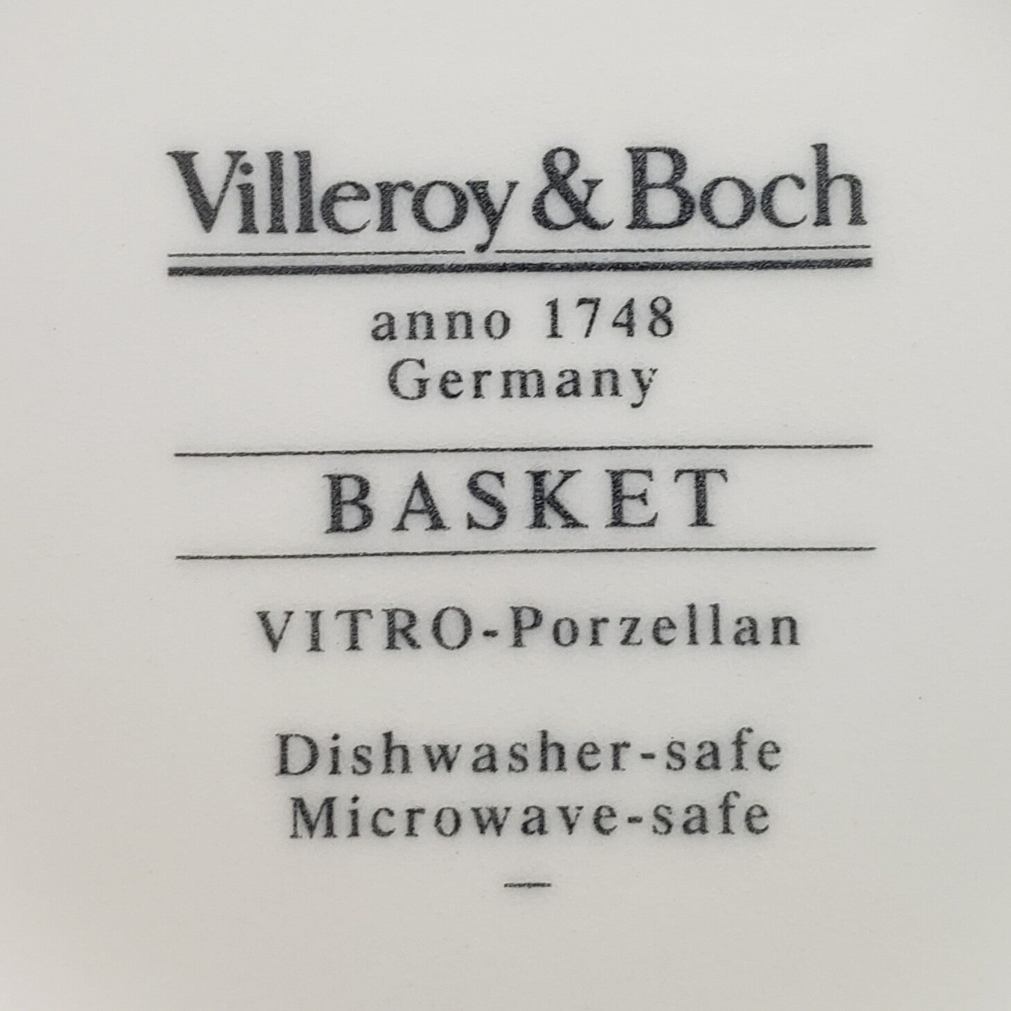 Villeroy & Boch Basket Soup Cereal Bowl 6"2