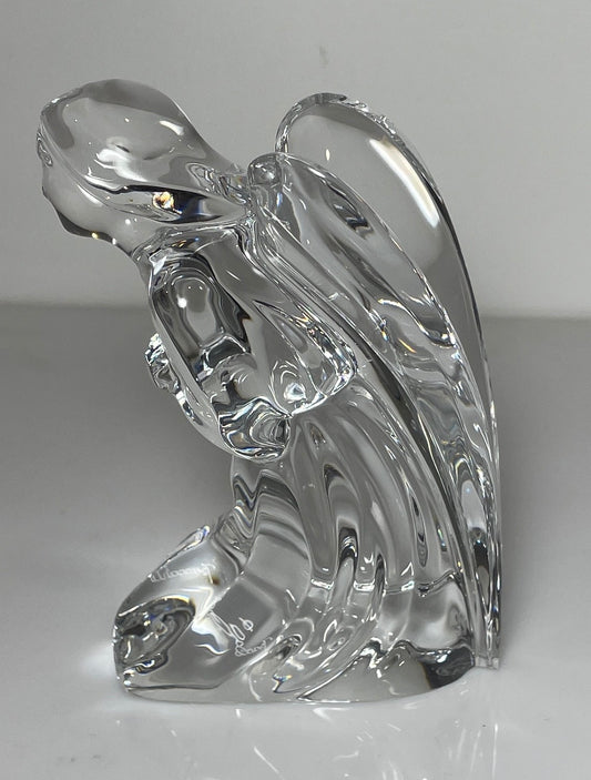 Baccarat Nativity Figurines Angel Kneeling 4 1/2"0