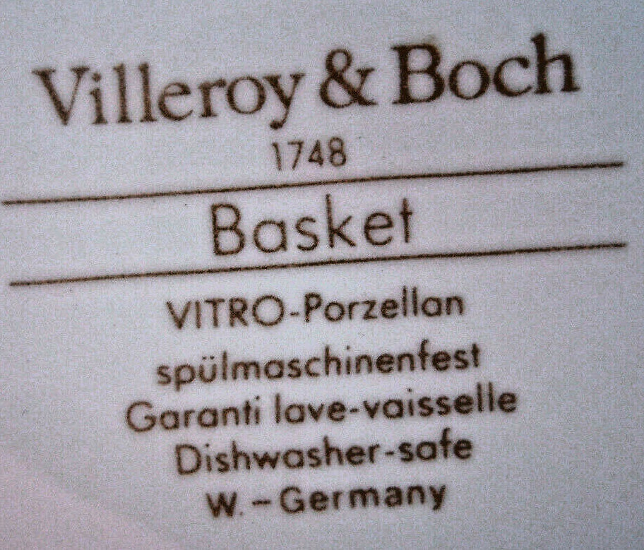 Villeroy and Boch Basket Tureen and Lid2