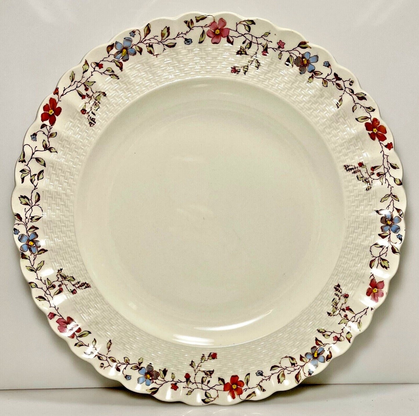 Spode Wicker Dale Dinner Plate 10 1/2"1