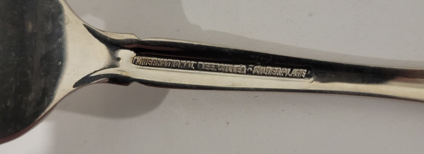 International Silver Orleans 5 Salad Forks Deep Silver 6 5/8" Silverplate2