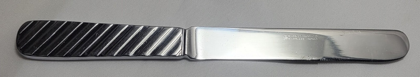Stanley Roberts Zebra Glossy Stainless Blunt Knife 9 1/2"0